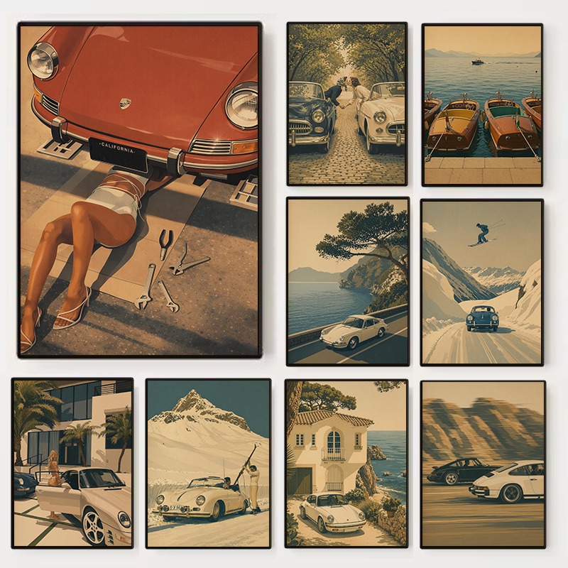 Luxury Lifestyle Travel - Affiche Murale sur Toile : Mode