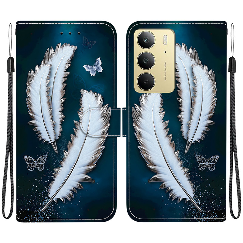 Étui portefeuille en cuir à ra - Realme Note 50 avis et prix